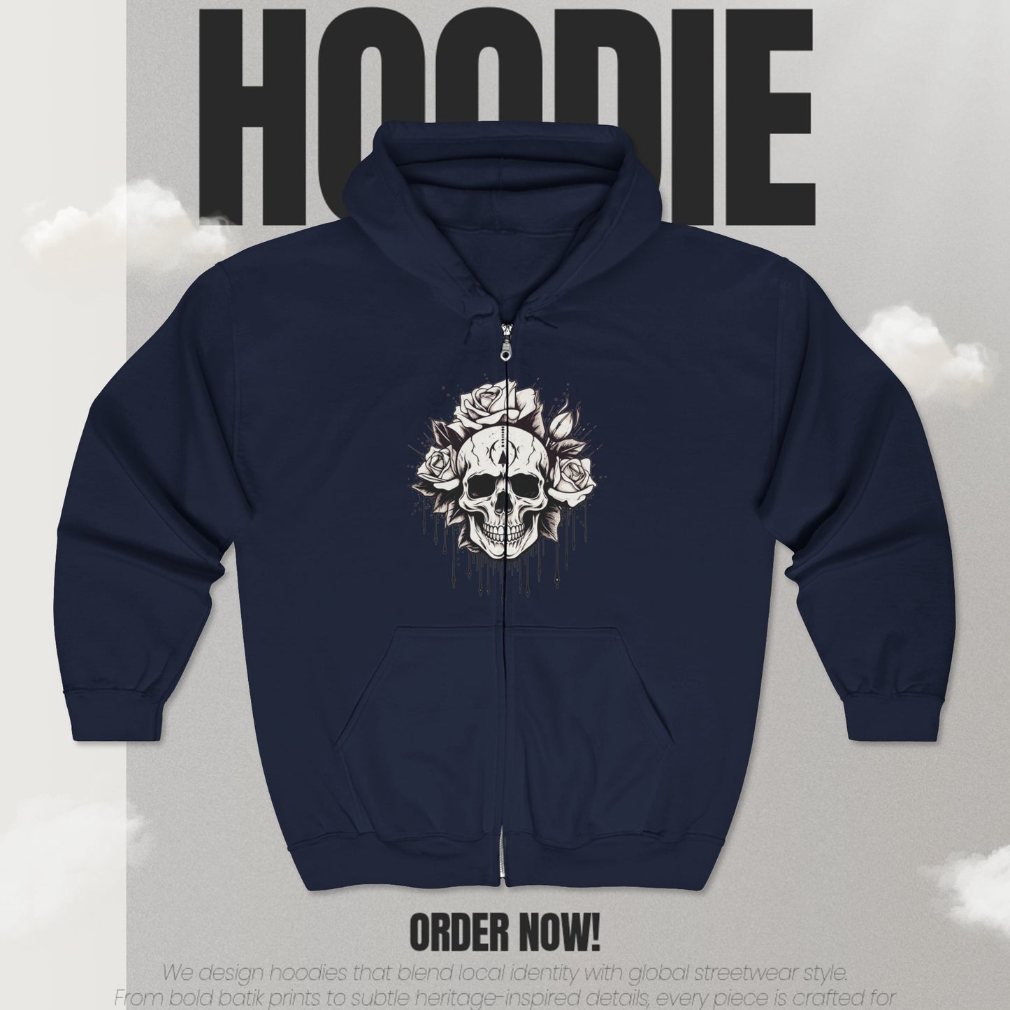 Urban Unisex Full Zip Hoodie – Premium Heavy Blend Streetwear Sweatshirt | Urbny Store