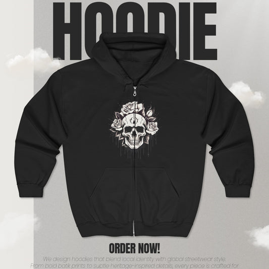 Urban Unisex Full Zip Hoodie – Premium Heavy Blend Streetwear Sweatshirt | Urbny Store