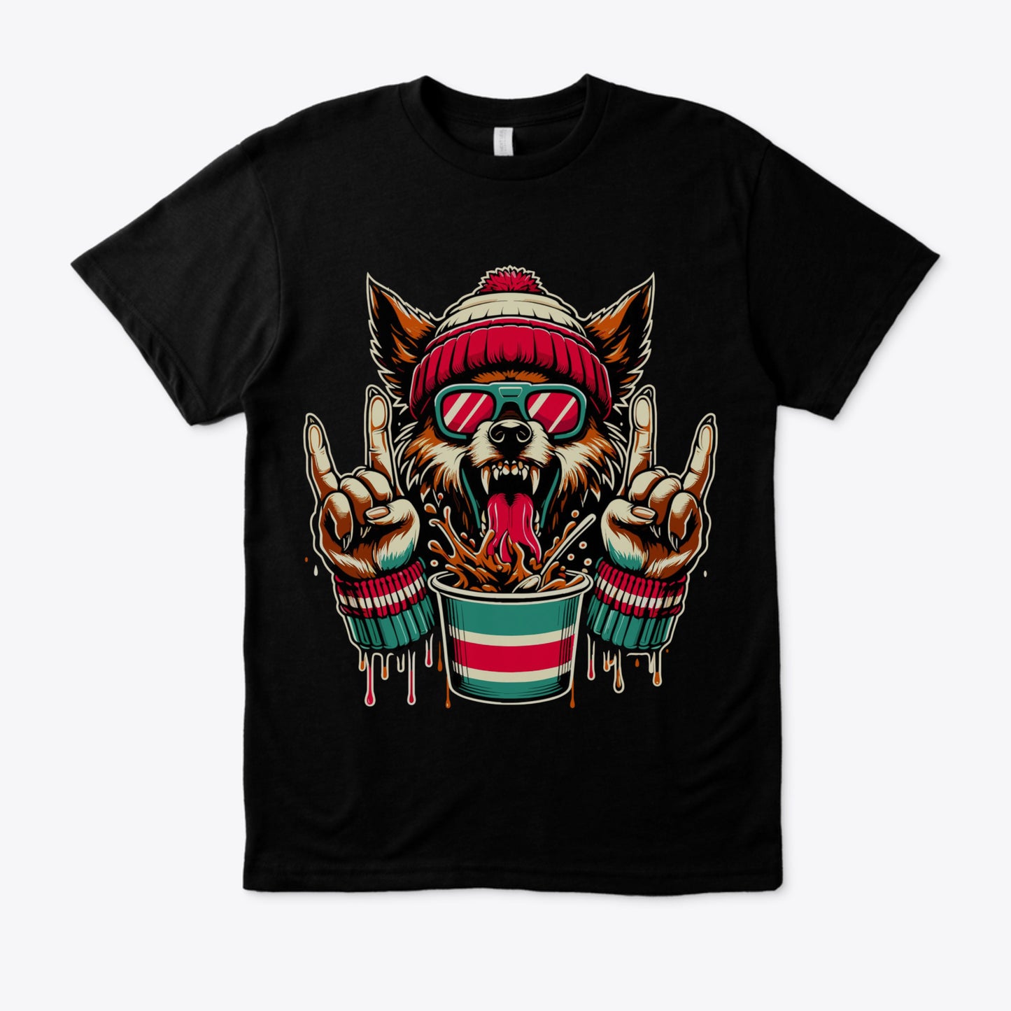 Trendy Graphic T-Shirt for Cat